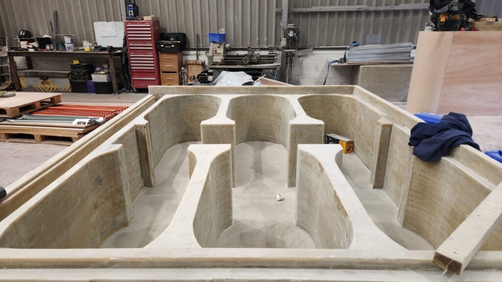 6 Berth Filtra Kryos Pool Prior to tiling